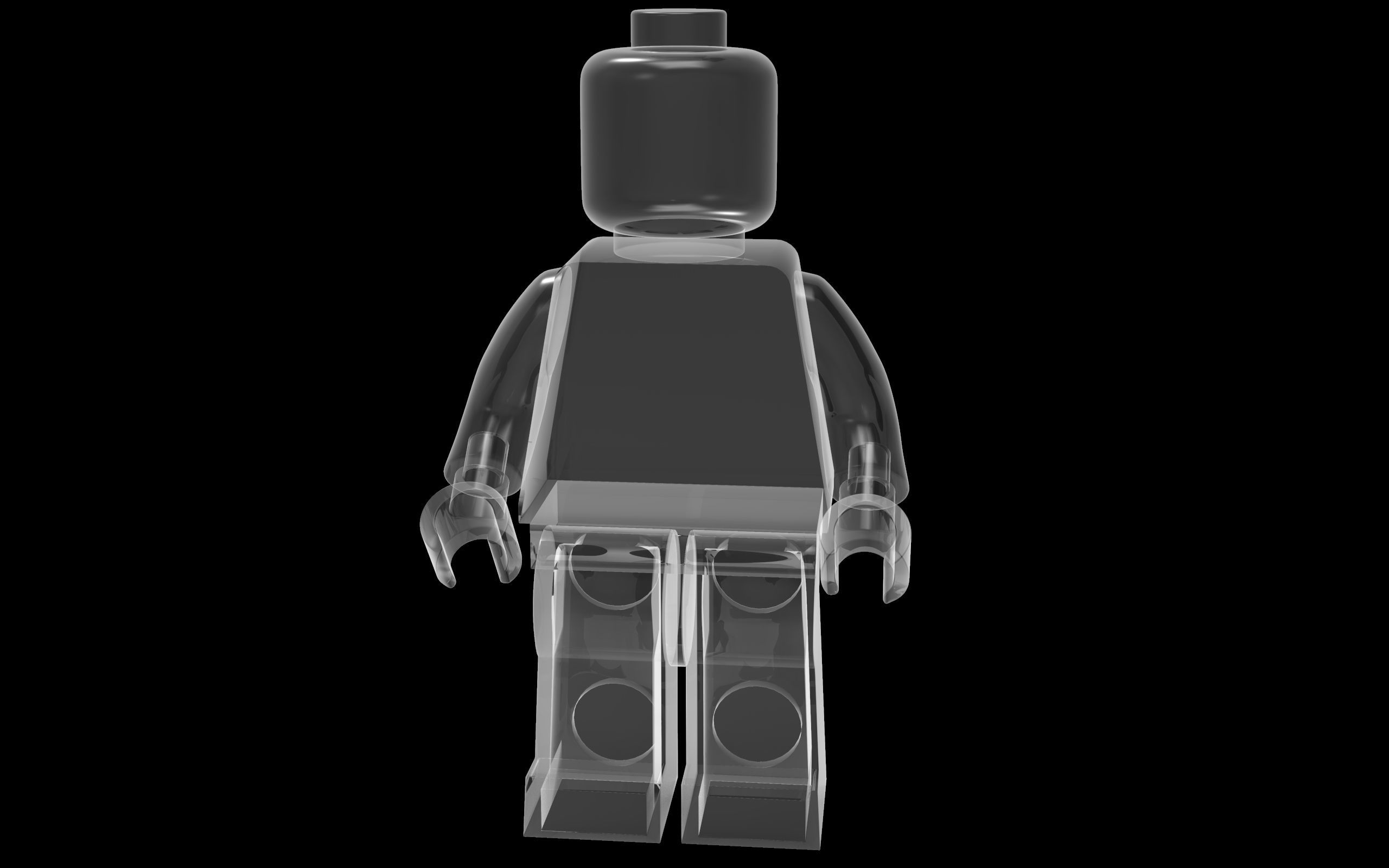 lego character 3D model_1