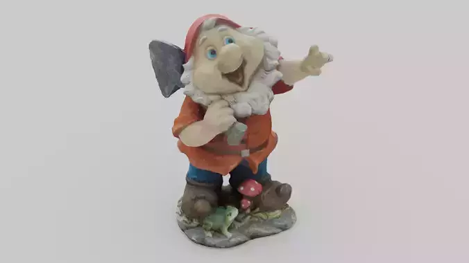 Garden Gnome Statue 3D print model