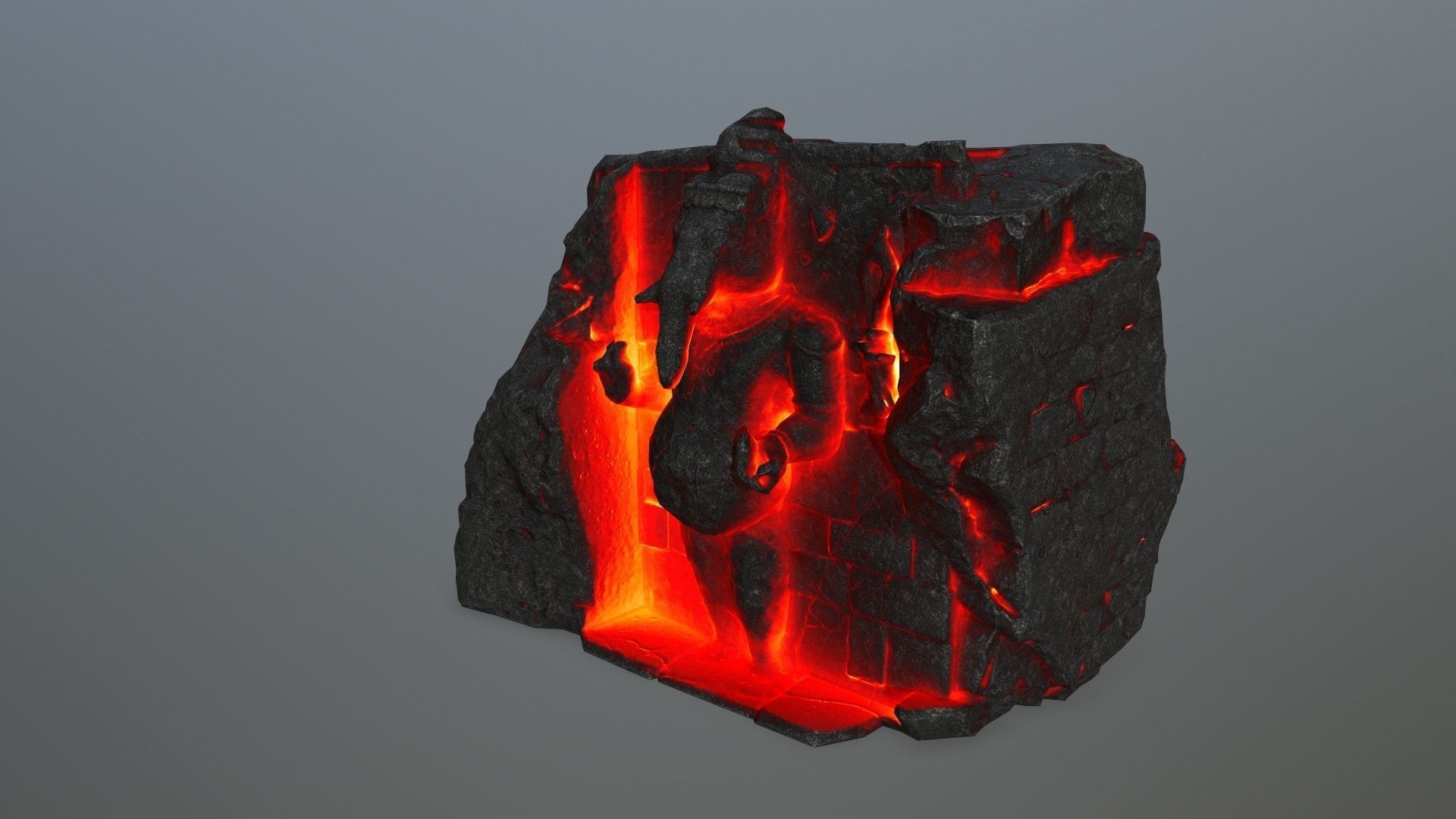 buda temple  Low-poly 3D model_6