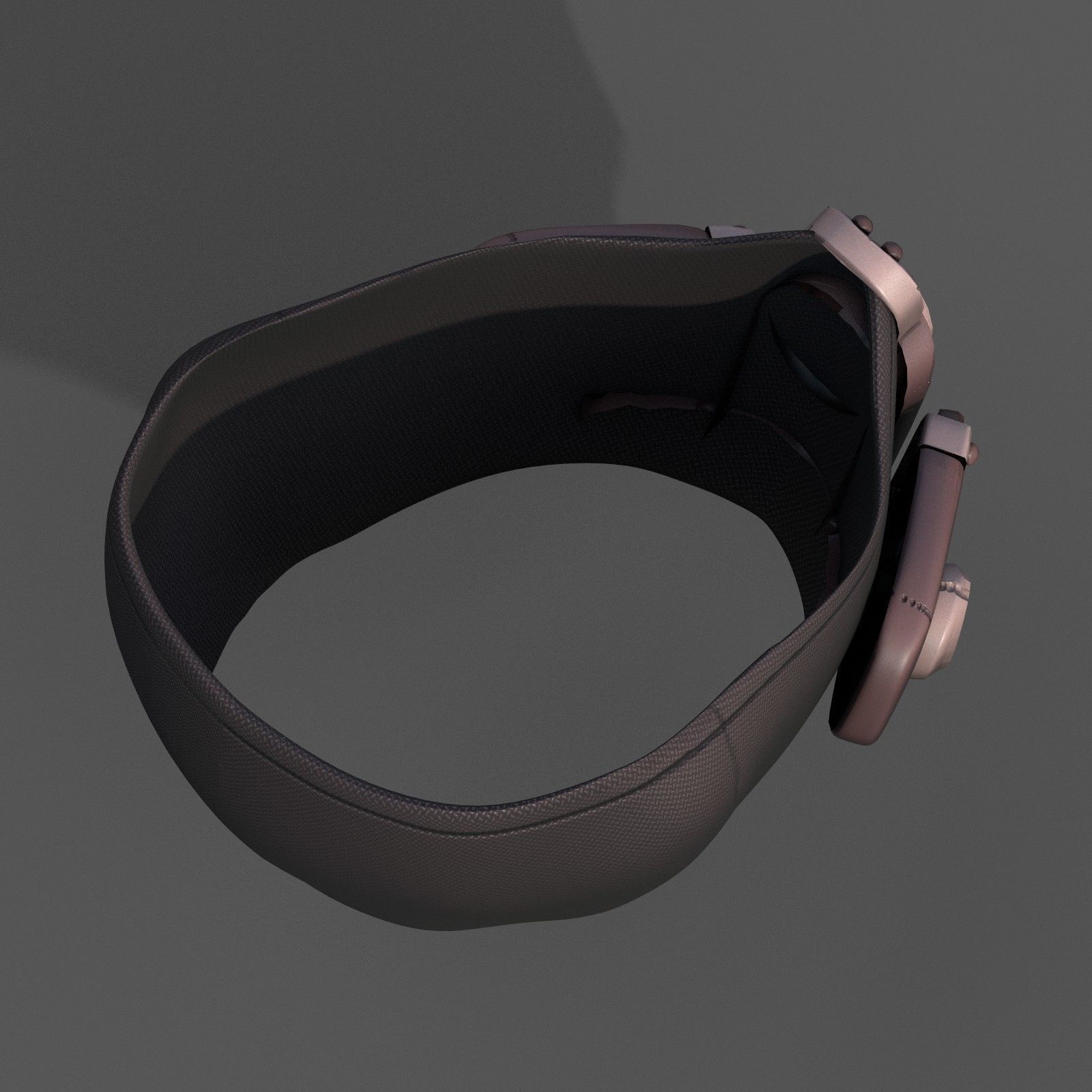 Gas mask respirator scifi futuristic 3d Low-poly 3D model_11