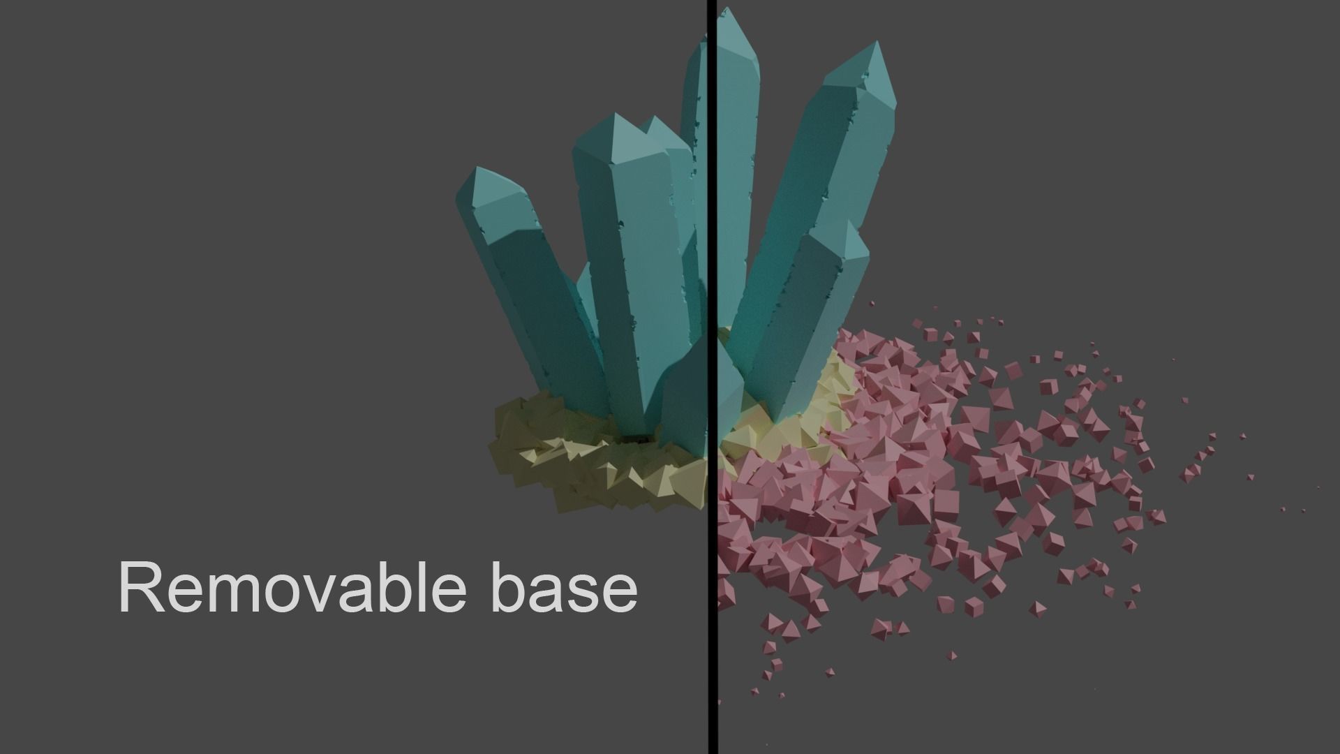 Crystal Pack 30 unique pcs 3D model_4