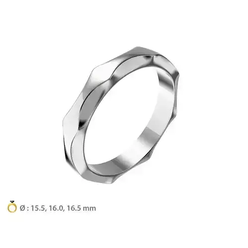 N142 Infinito Wedding band