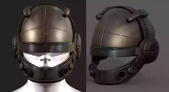 Helmet military combat soldier armor scifi 