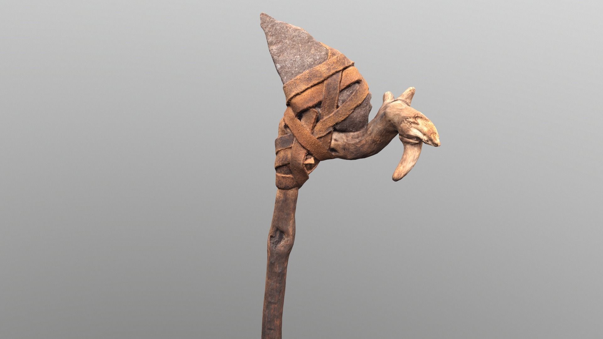 3D model Real Primitive Axe - Hand tool VR / AR / low-poly animated ...