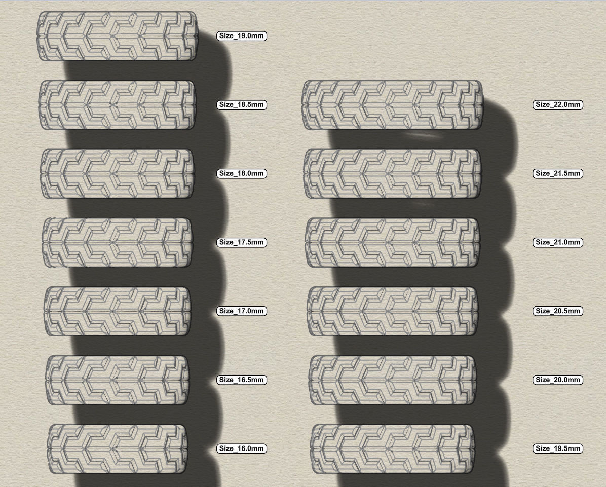 Ring Links 3D print model_6