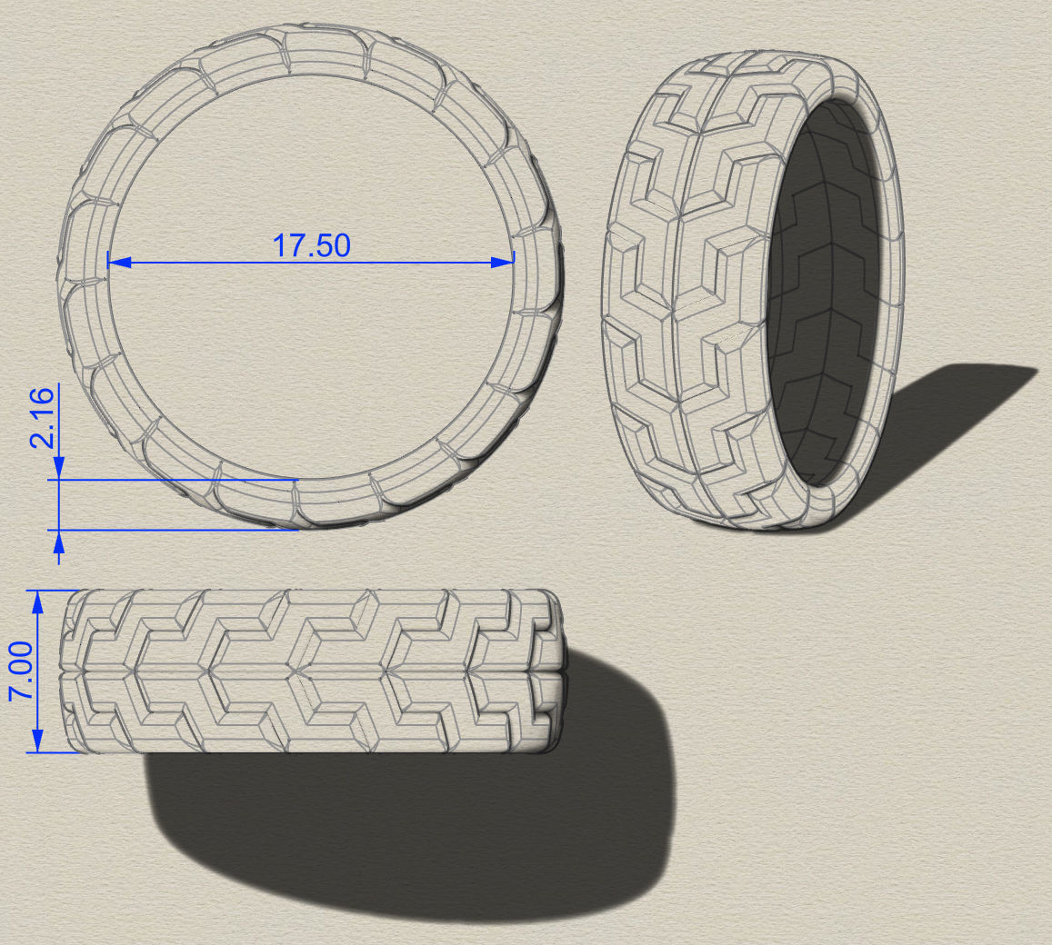 Ring Links 3D print model_7