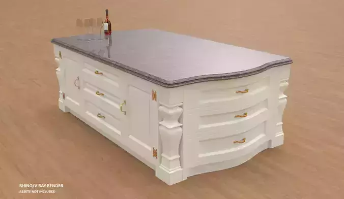 Georgian Kitchen Island