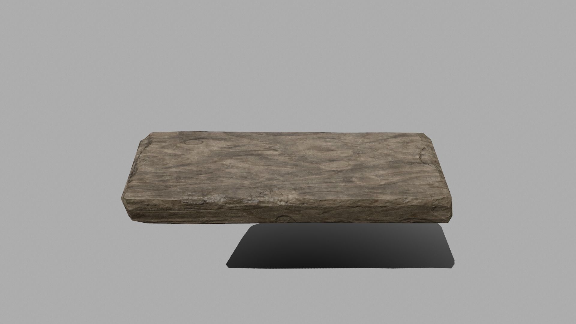 Wood Set braided rope Low-poly 3D model_22