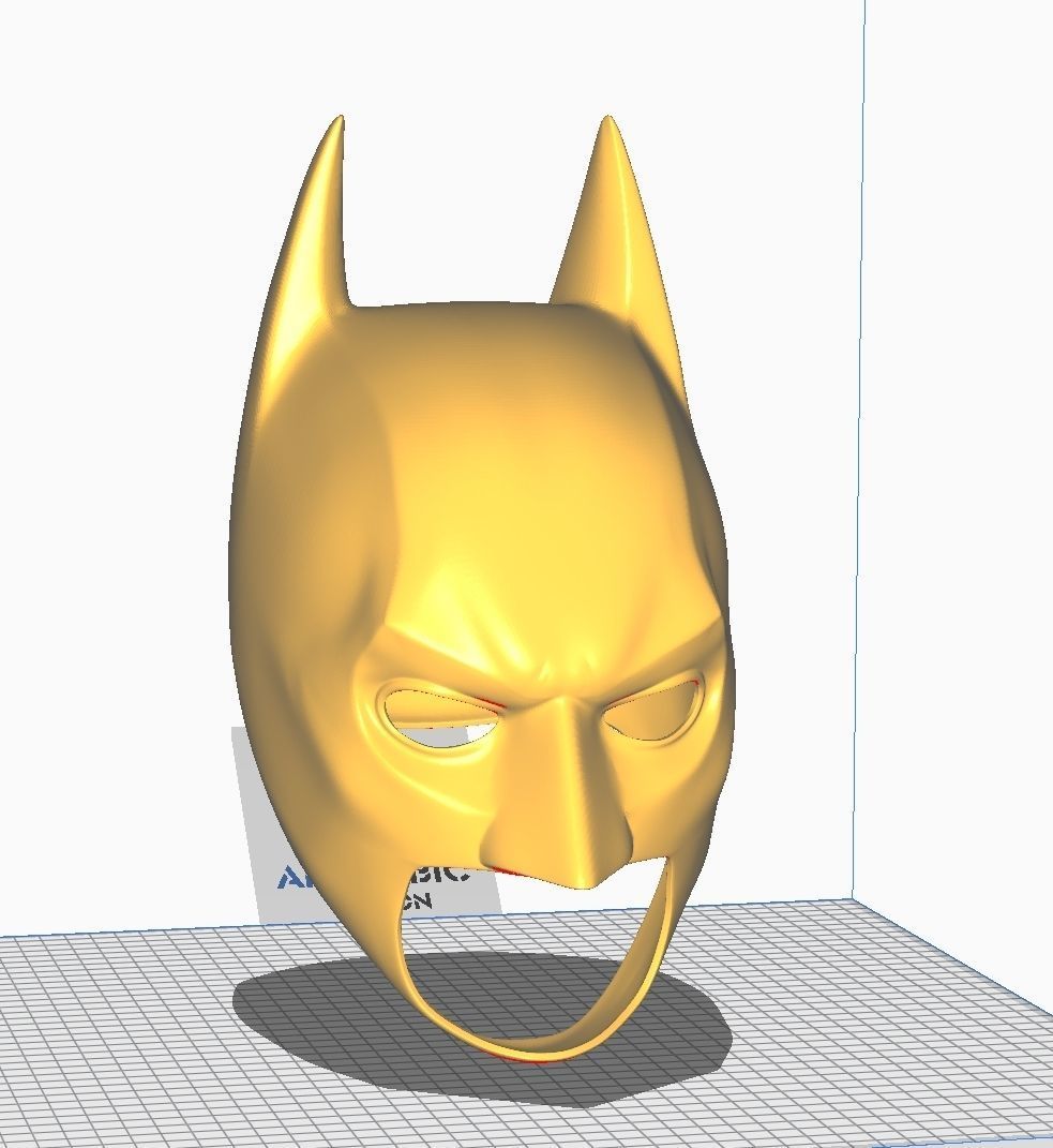 Batman The Dark Knight Cowl Cosplay 3D print model_6