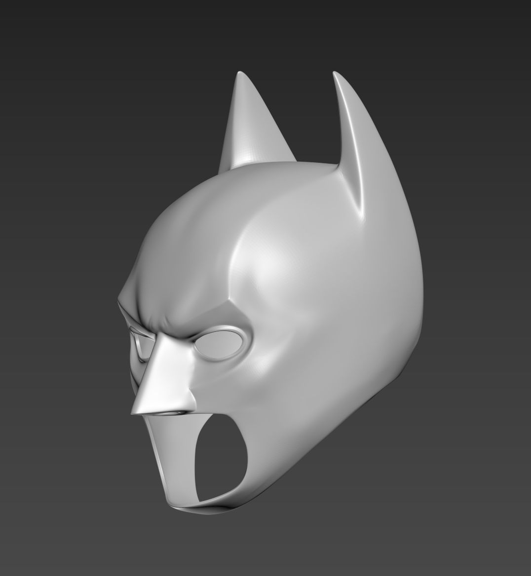 Batman The Dark Knight Cowl Cosplay 3D print model_2