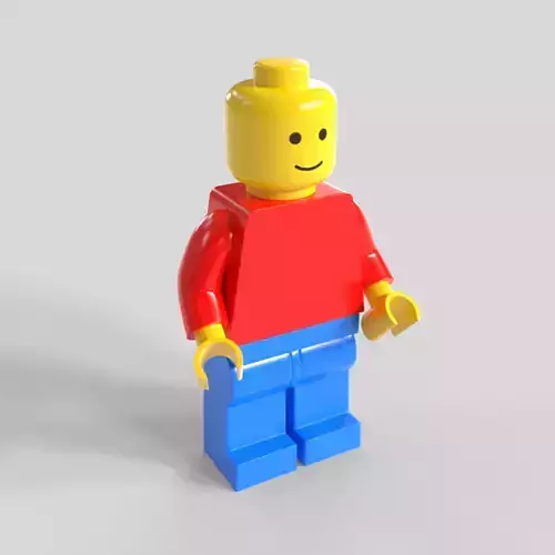 Lego Minifigure 3D model