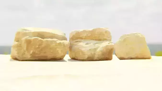 4K Yellow Rocks