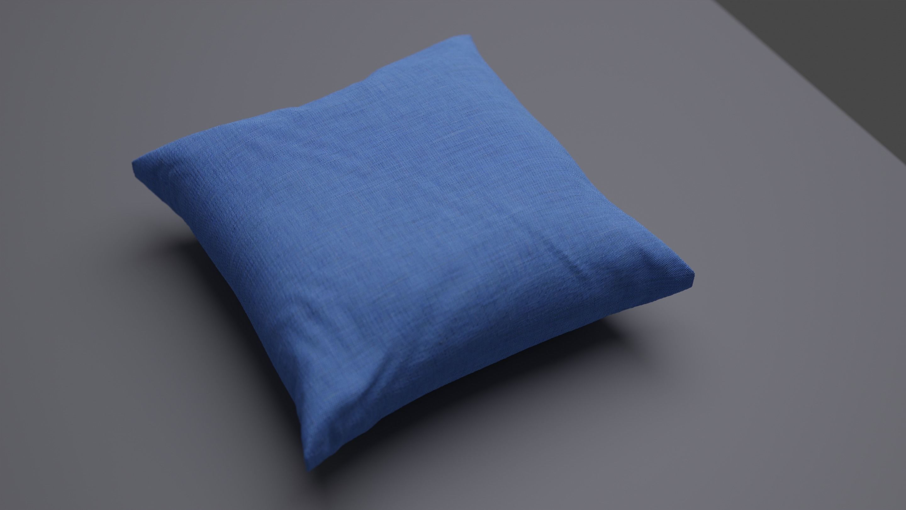 Realistic Cushion pillow 3D model_1