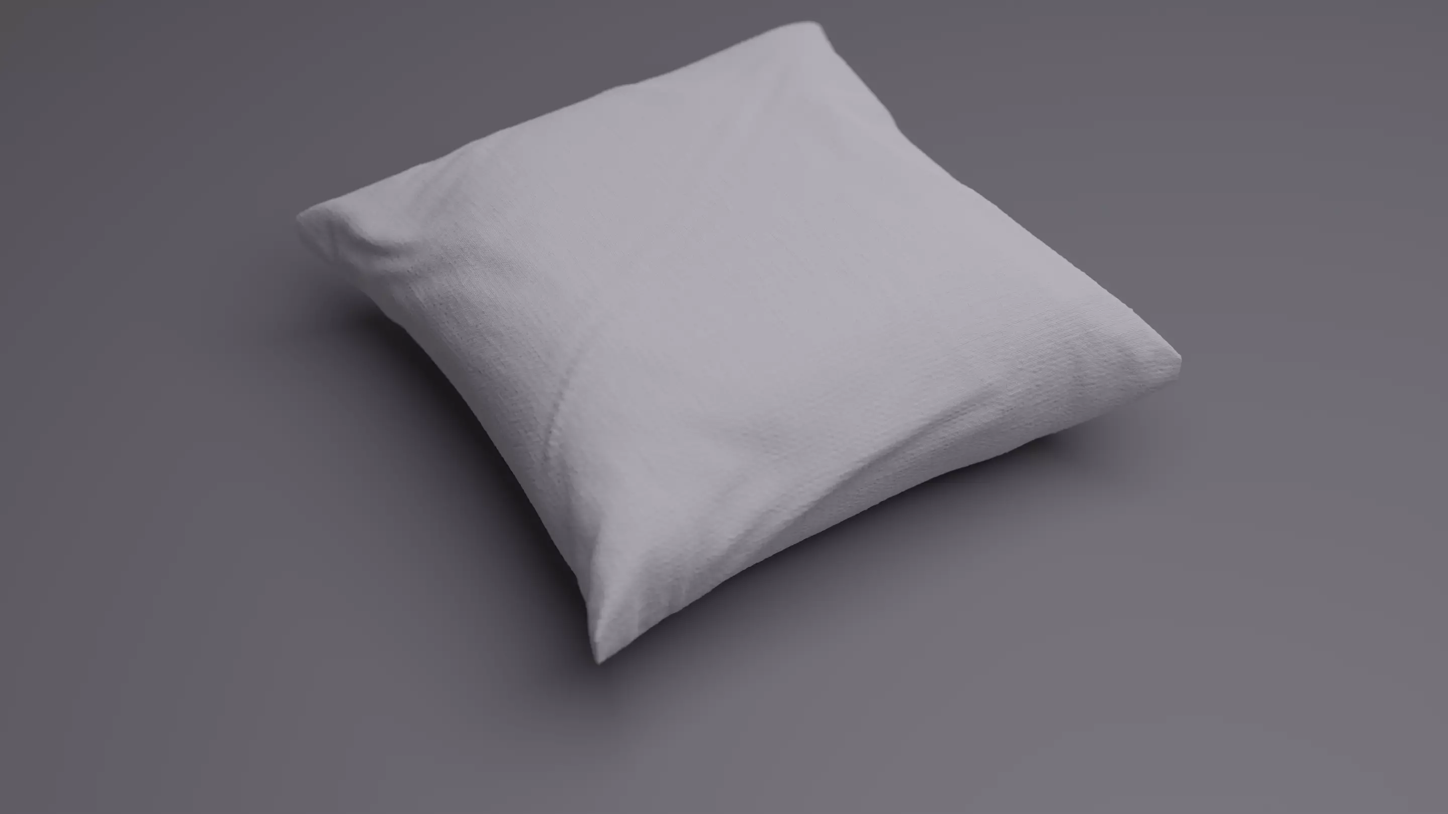 Realistic Cushion pillow 3D model_0