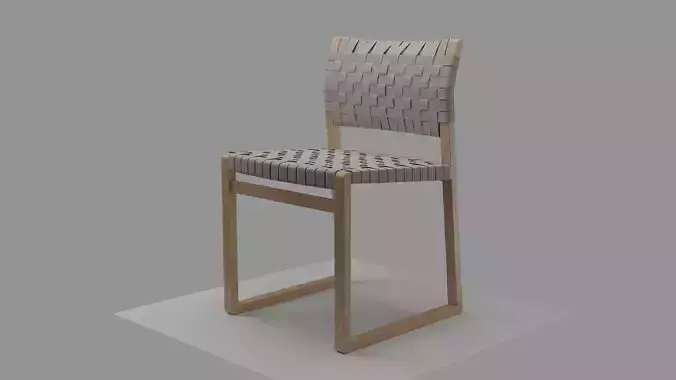 Chair BM 3361 linenwebbing v-01