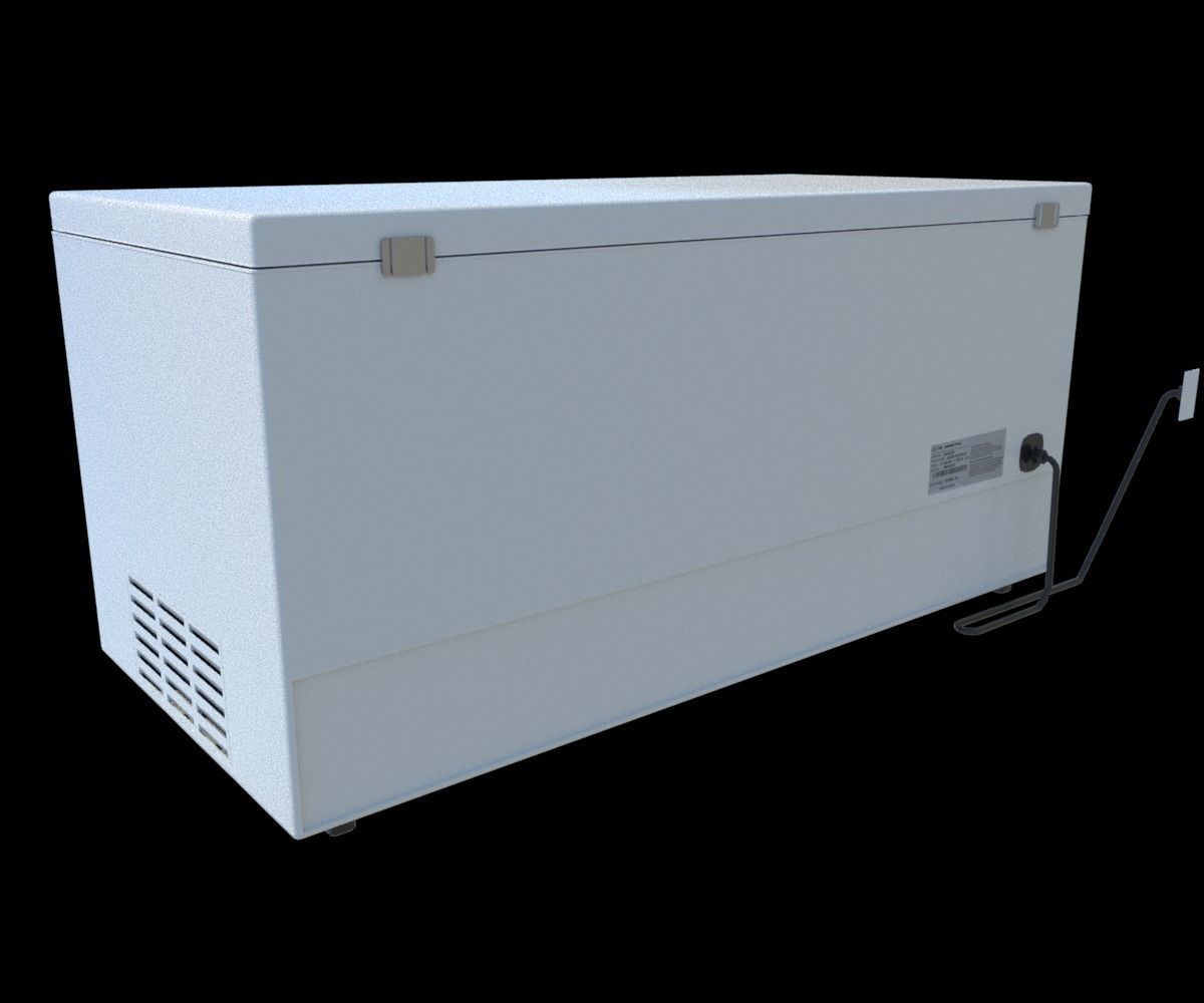 Package Shelves  Refrigerators  Freezers and Scalesed Low-poly 3D model_11