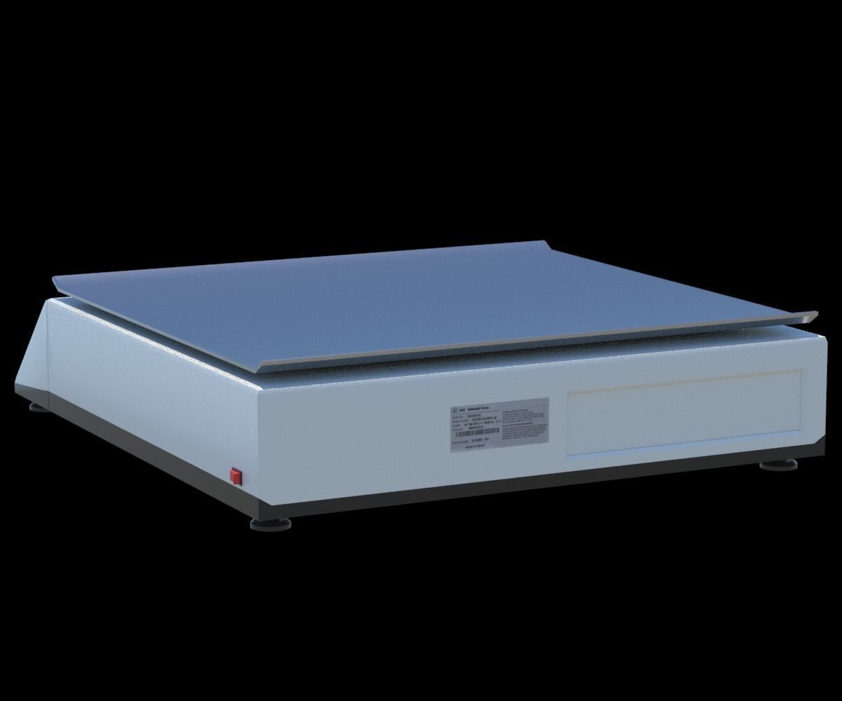 Package Shelves  Refrigerators  Freezers and Scalesed Low-poly 3D model_7