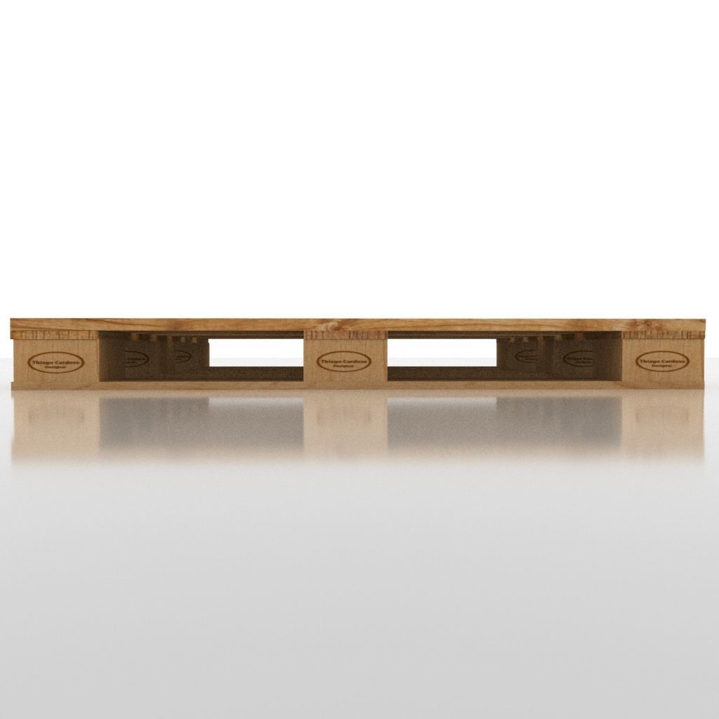 Pallet wooden Free 3D model_2