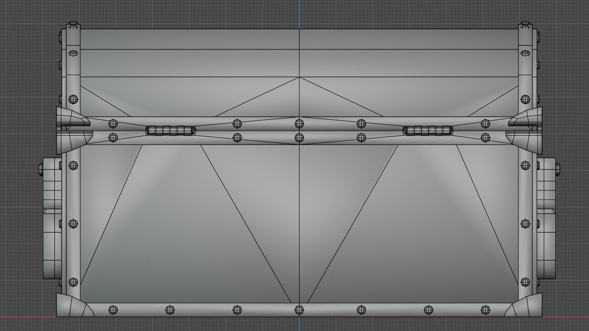 Treasure Chest Low-poly 3D model_9