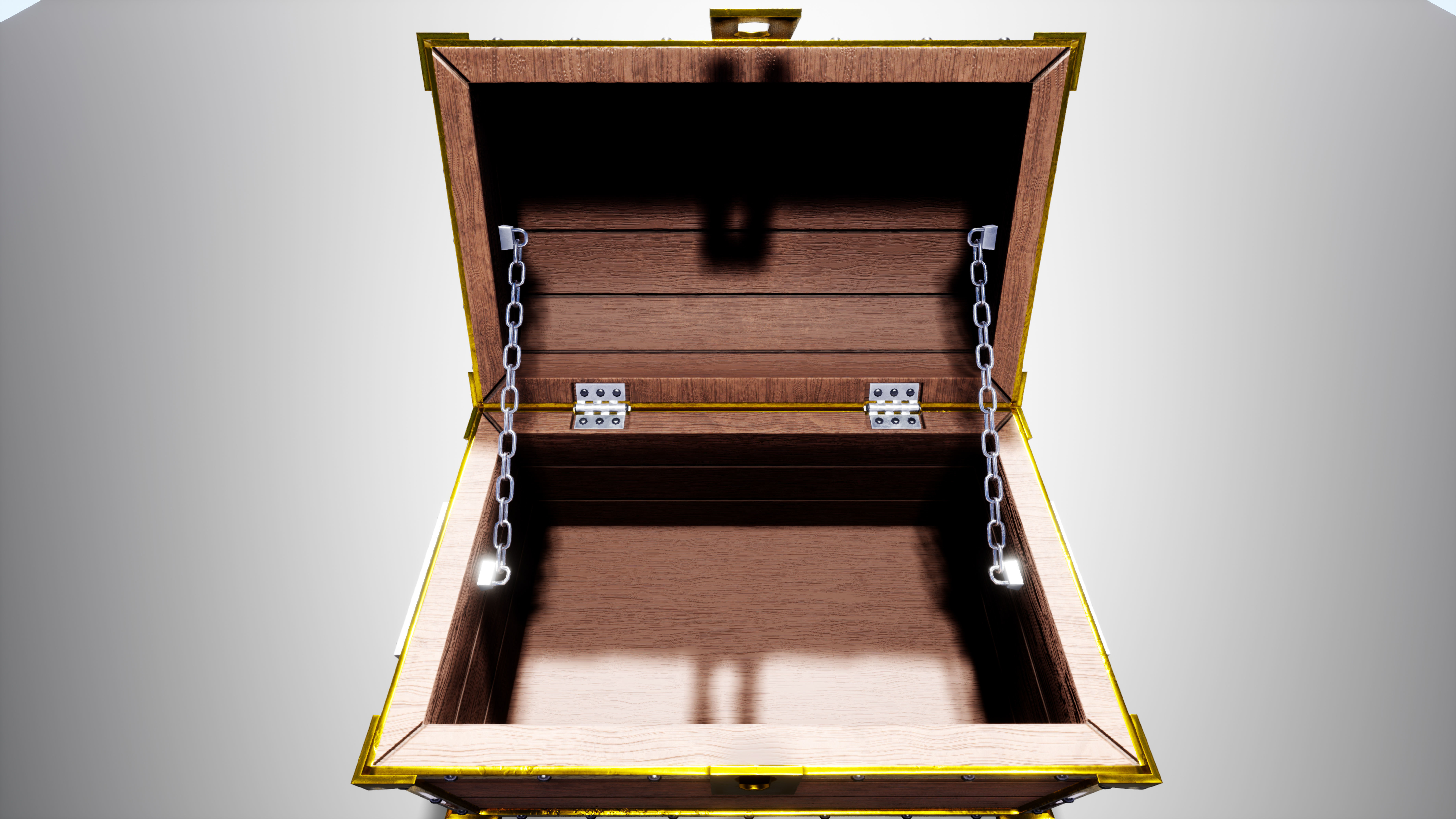 Treasure Chest Low-poly 3D model_18