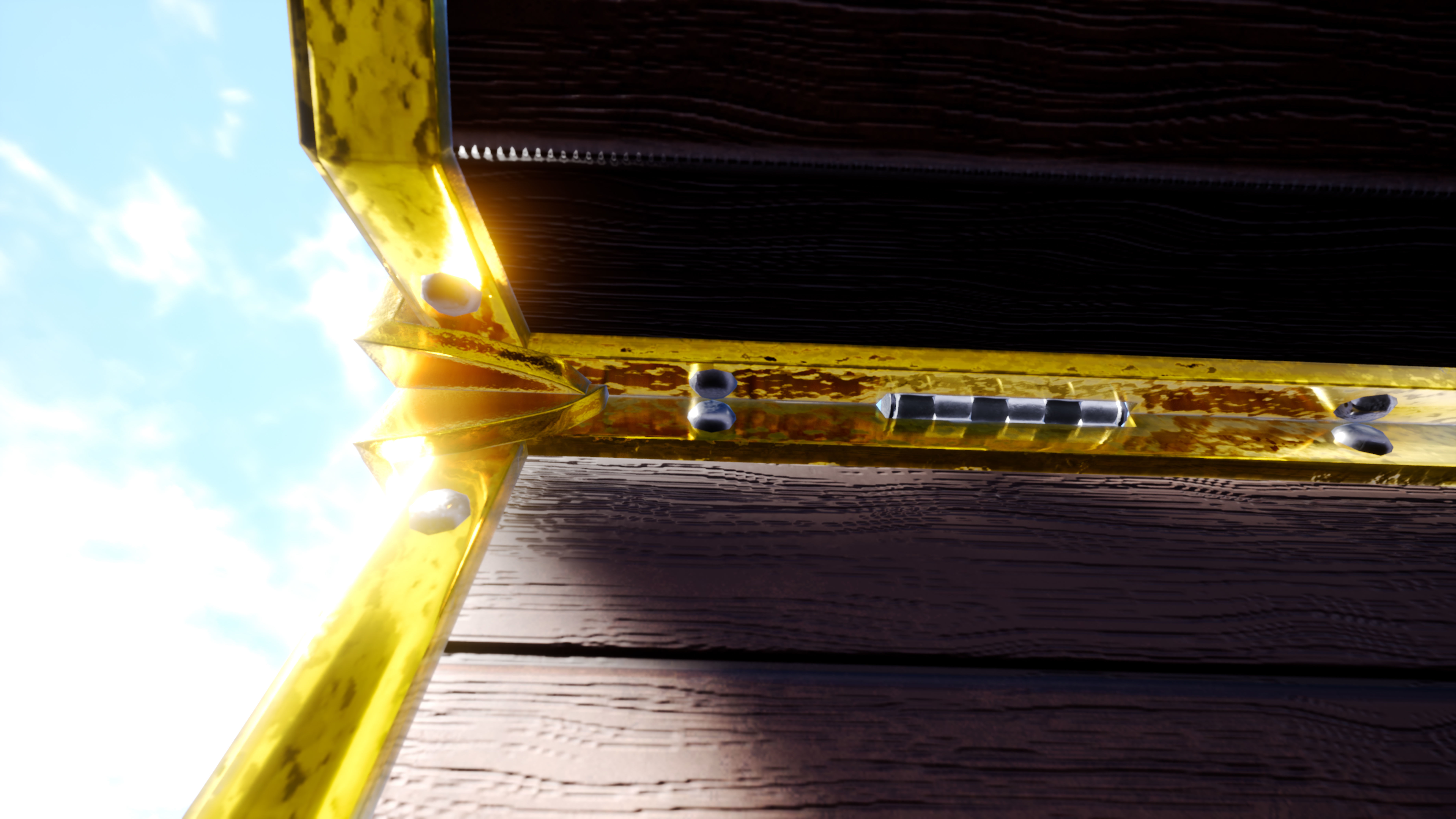 Treasure Chest Low-poly 3D model_26