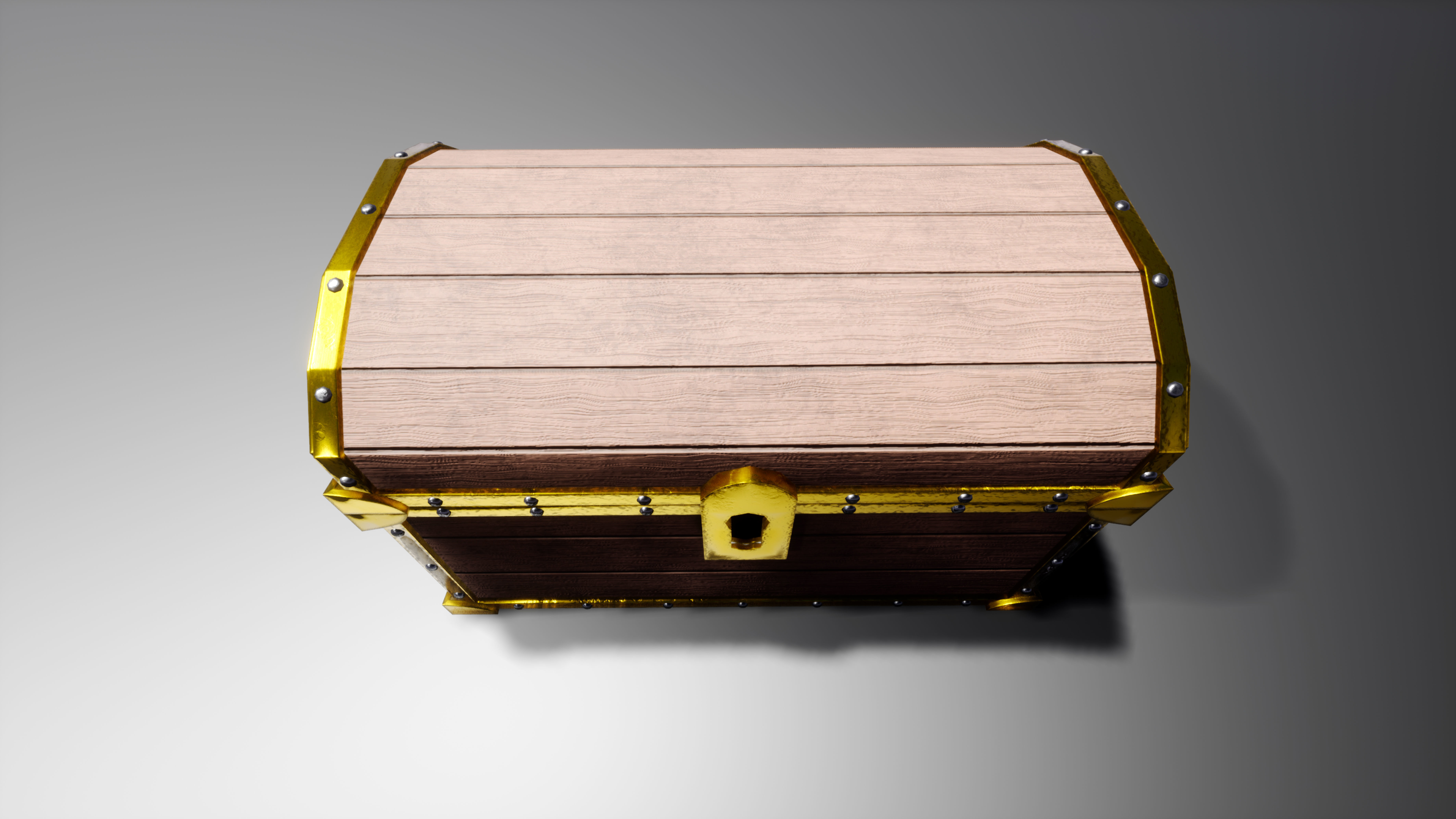 Treasure Chest Low-poly 3D model_21