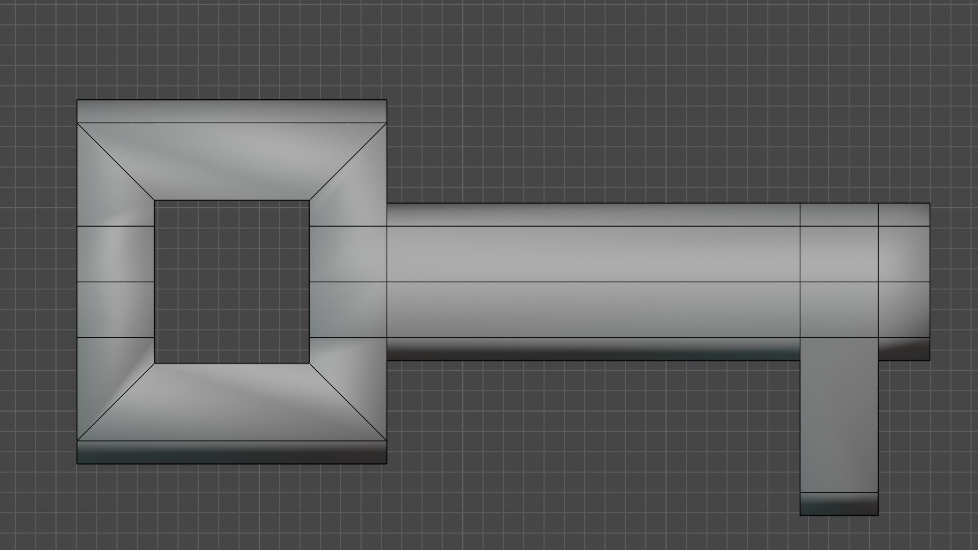 Treasure Chest Low-poly 3D model_12