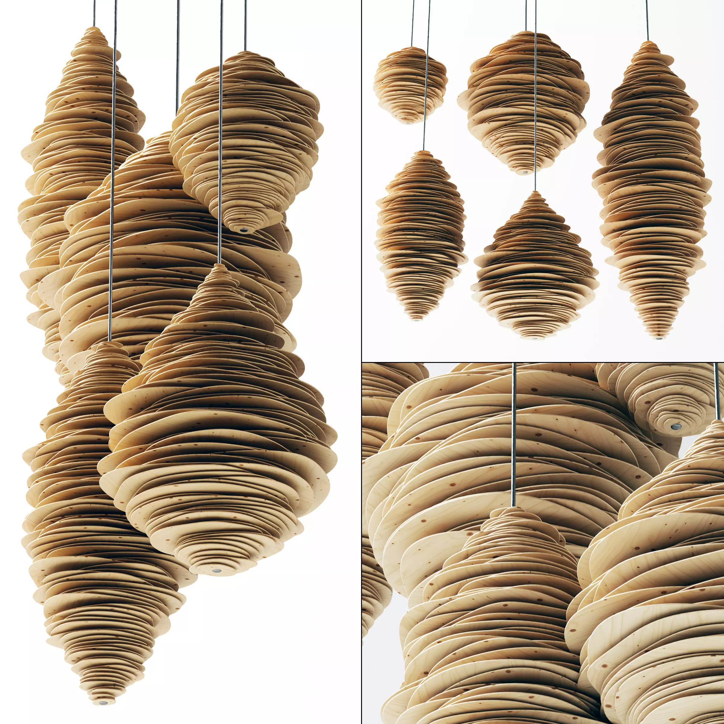 Parametric vespiary decor n1 3D model_0