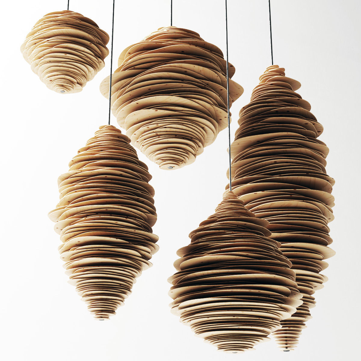 Parametric vespiary decor n1 3D model_2