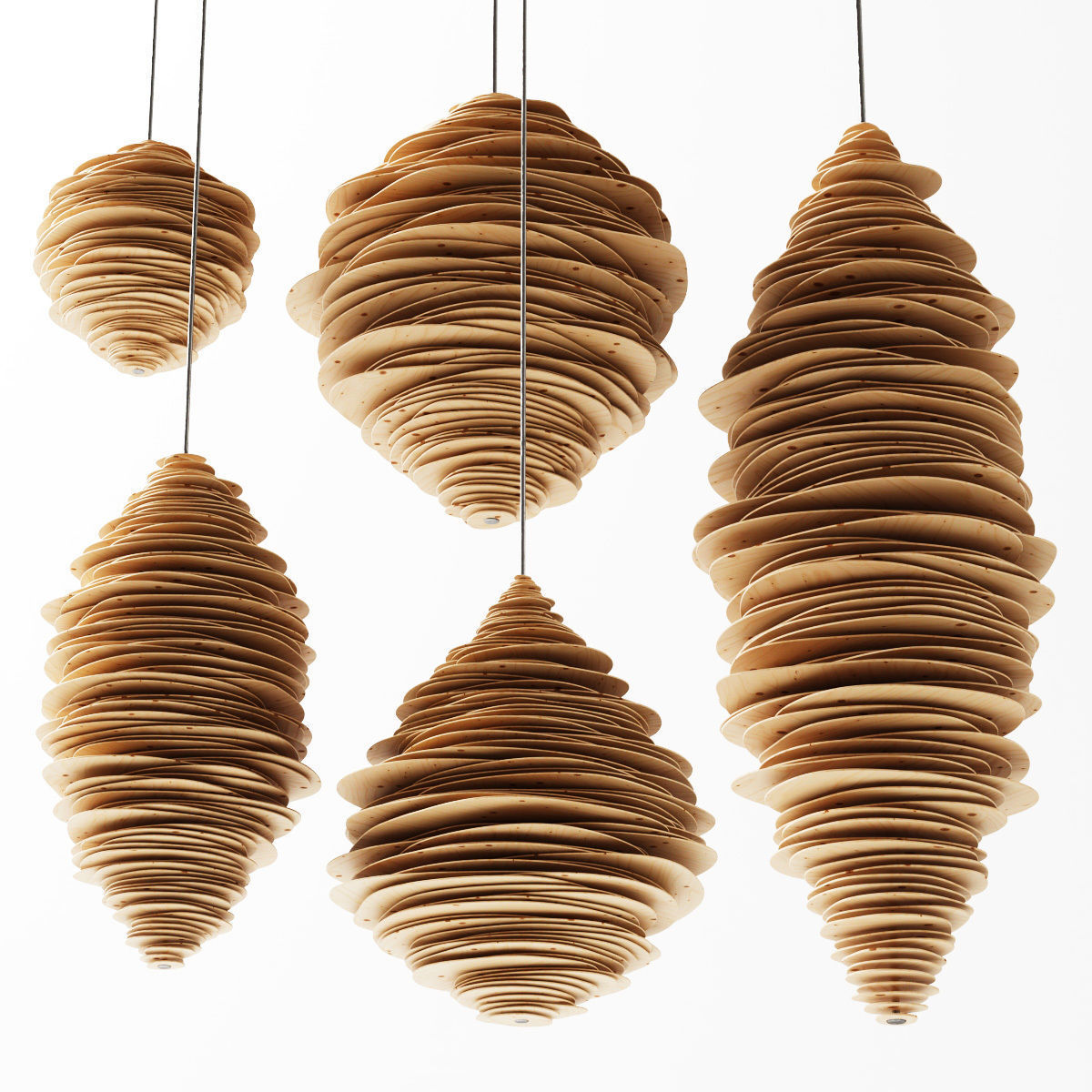 Parametric vespiary decor n1 3D model_9