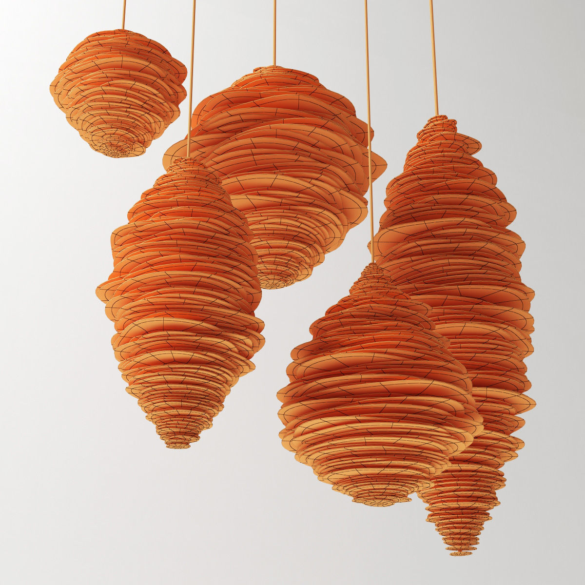 Parametric vespiary decor n1 3D model_12