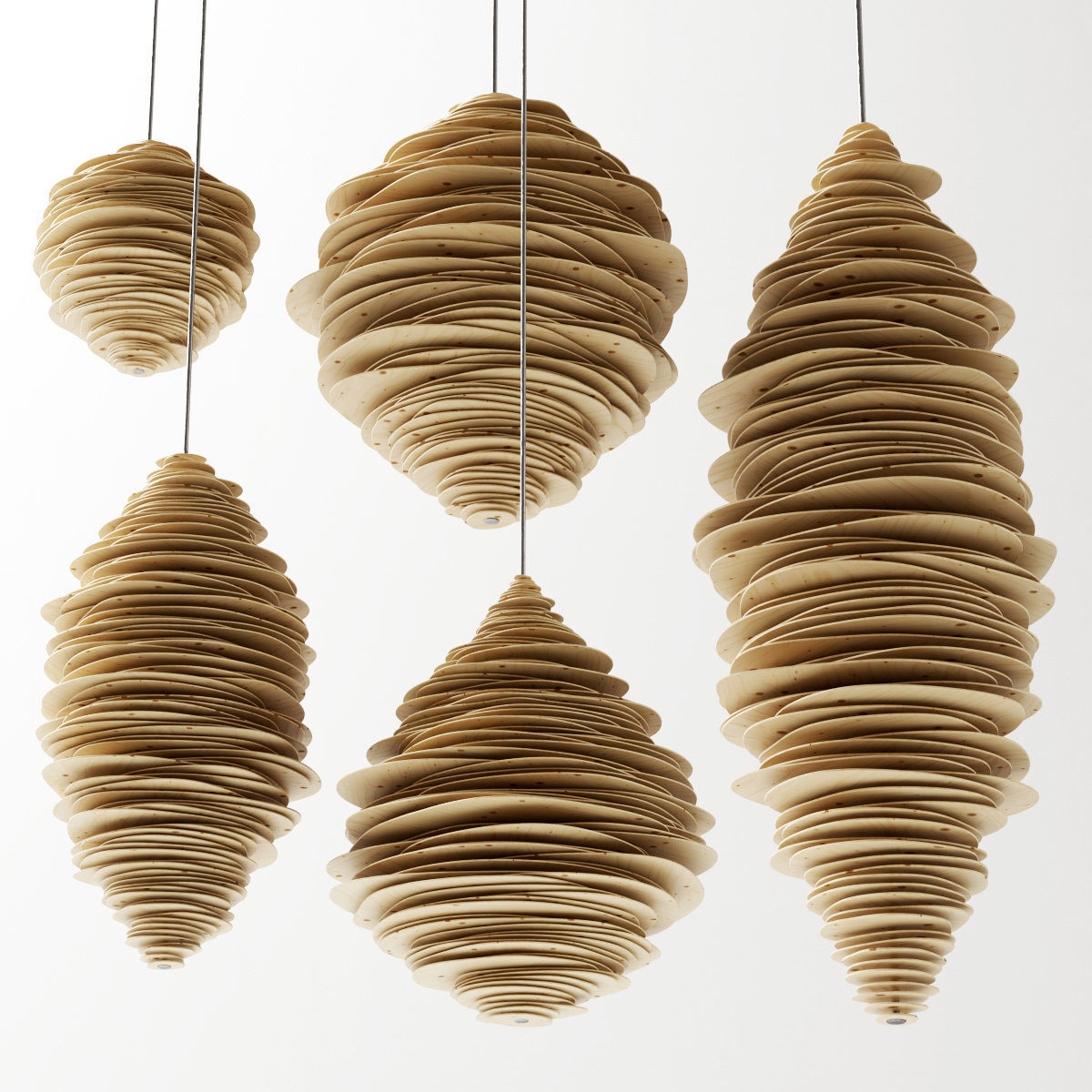 Parametric vespiary decor n1 3D model_1