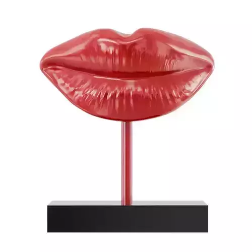 Figurine red lips 16