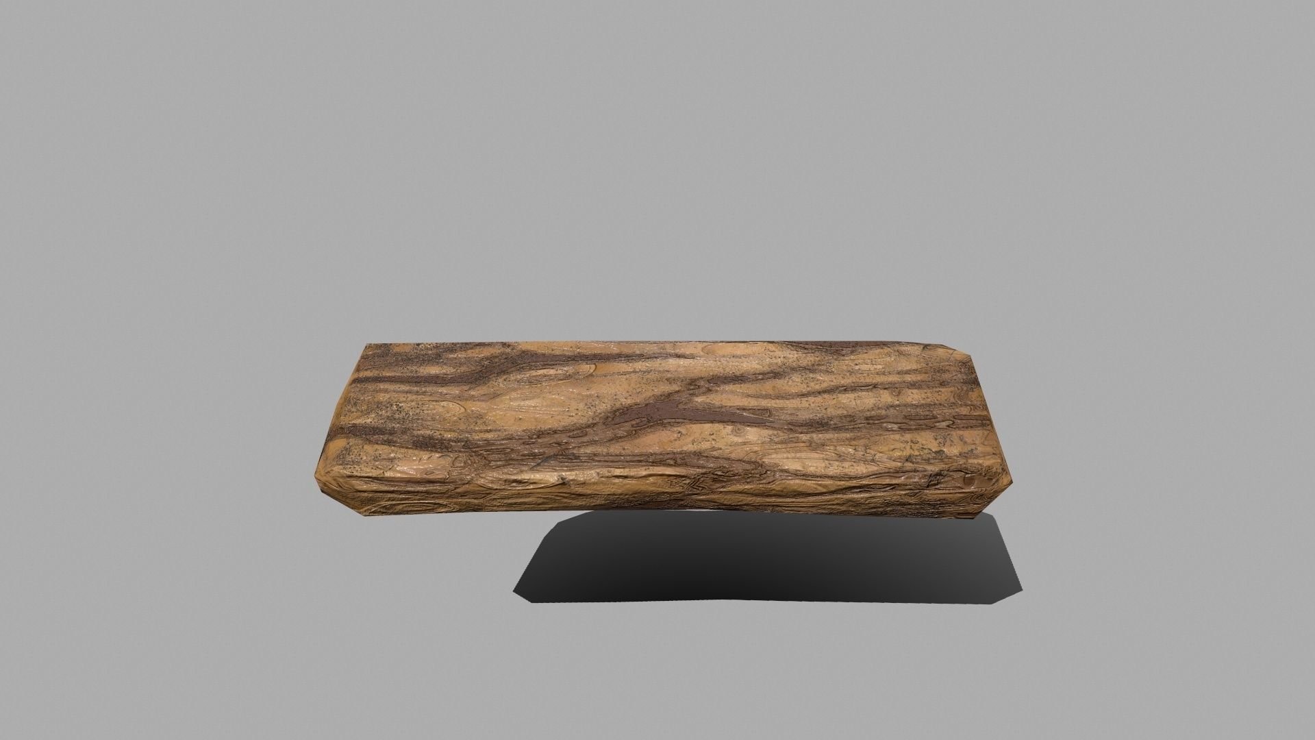 Wood Set rope Low-poly 3D model_18