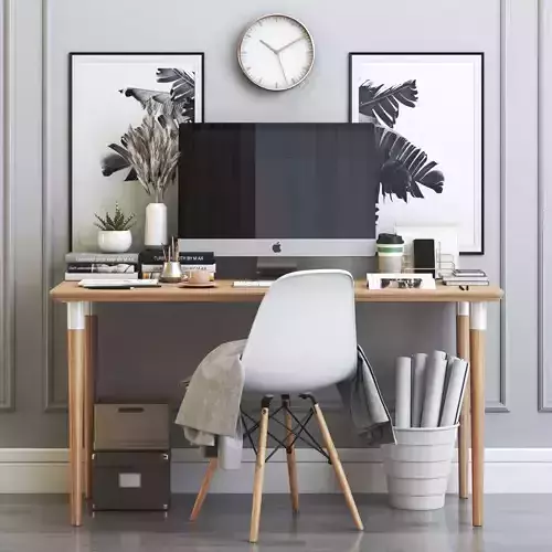 Office workplace 17 3D model