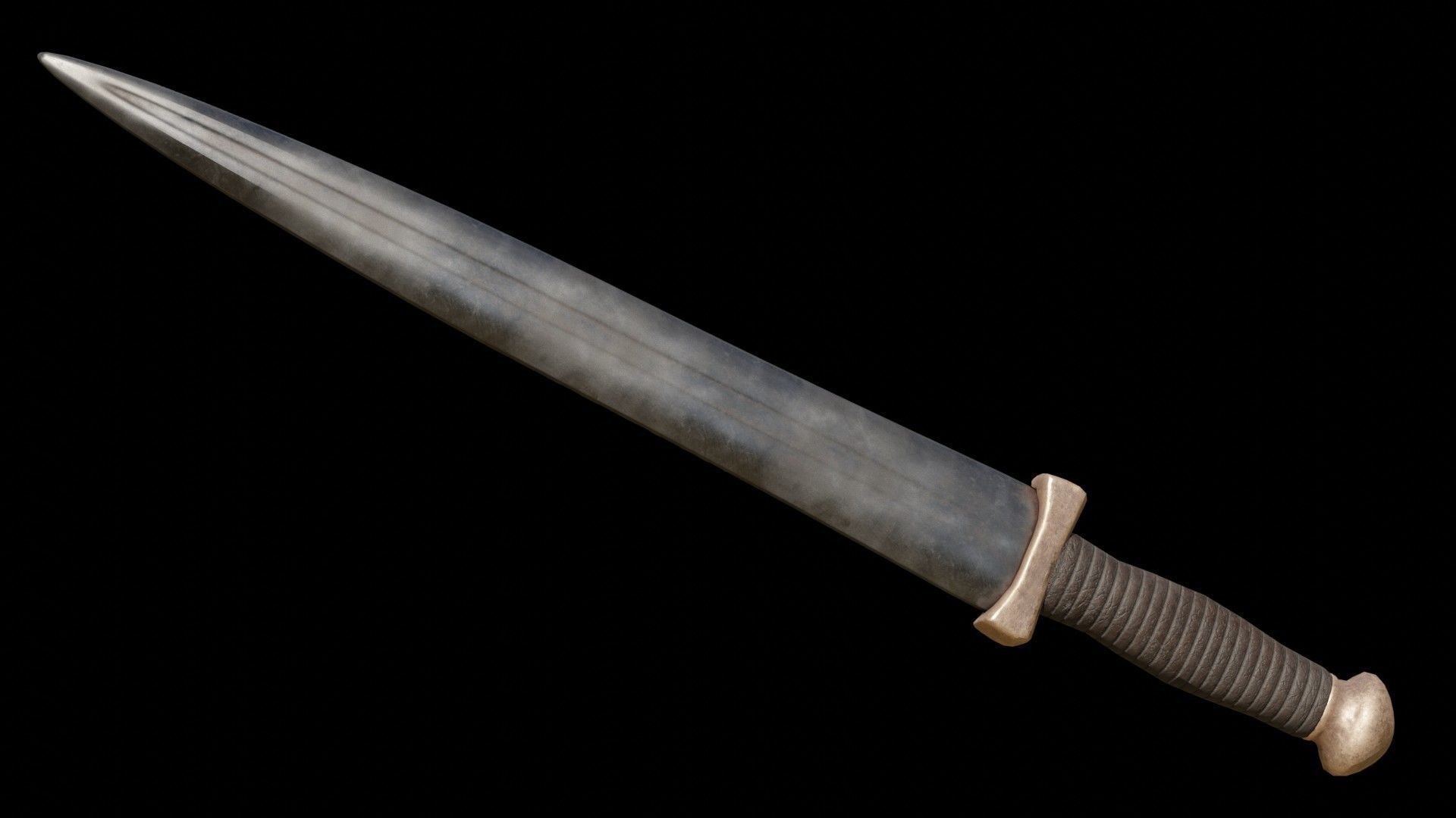 Greek Sword Xiphos Collection Low-poly 3D model_42