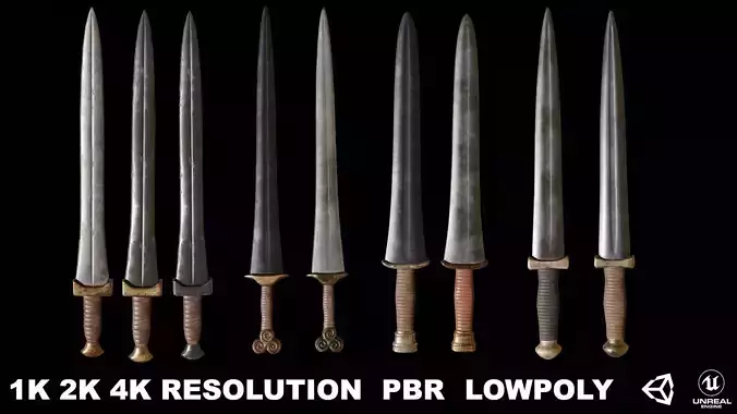 Greek Sword Xiphos Collection