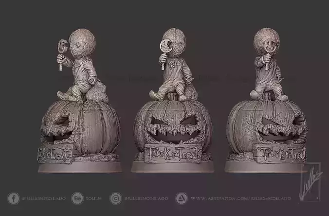 Trick or Treat  Sam 3D print model