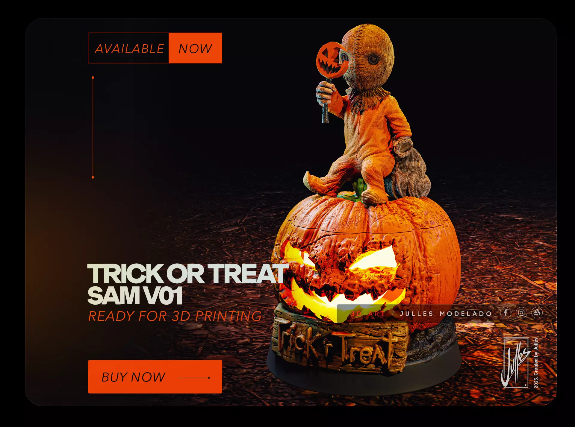 Trick or Treat Sam 3D print model_0