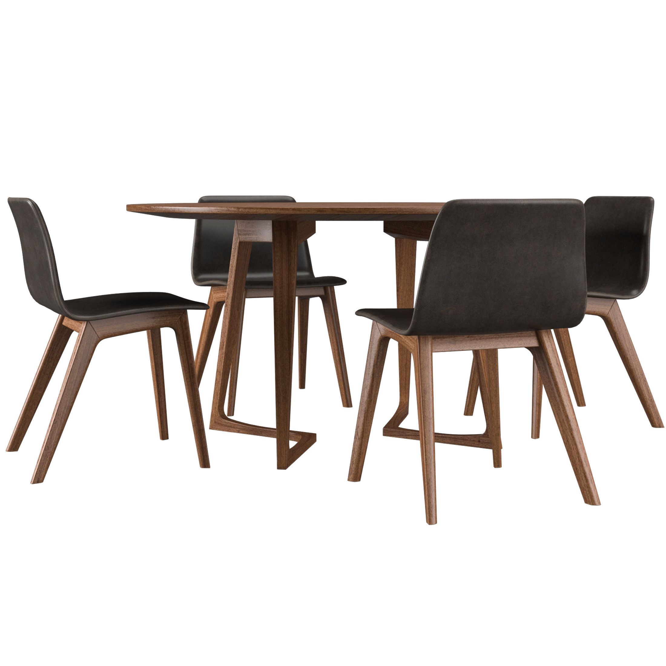 Morph Chair And Twist Table 3D model_7