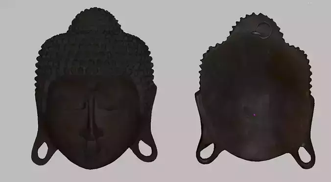 Buddha wall mask 