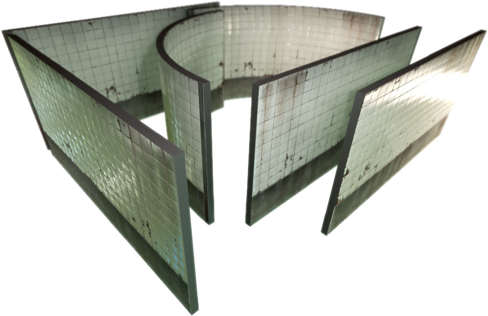 Wall modular - PBR - Game-ready Low-poly 3D model_18