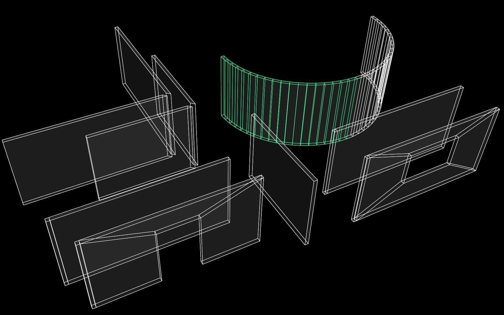 Wall modular - PBR - Game-ready Low-poly 3D model_2