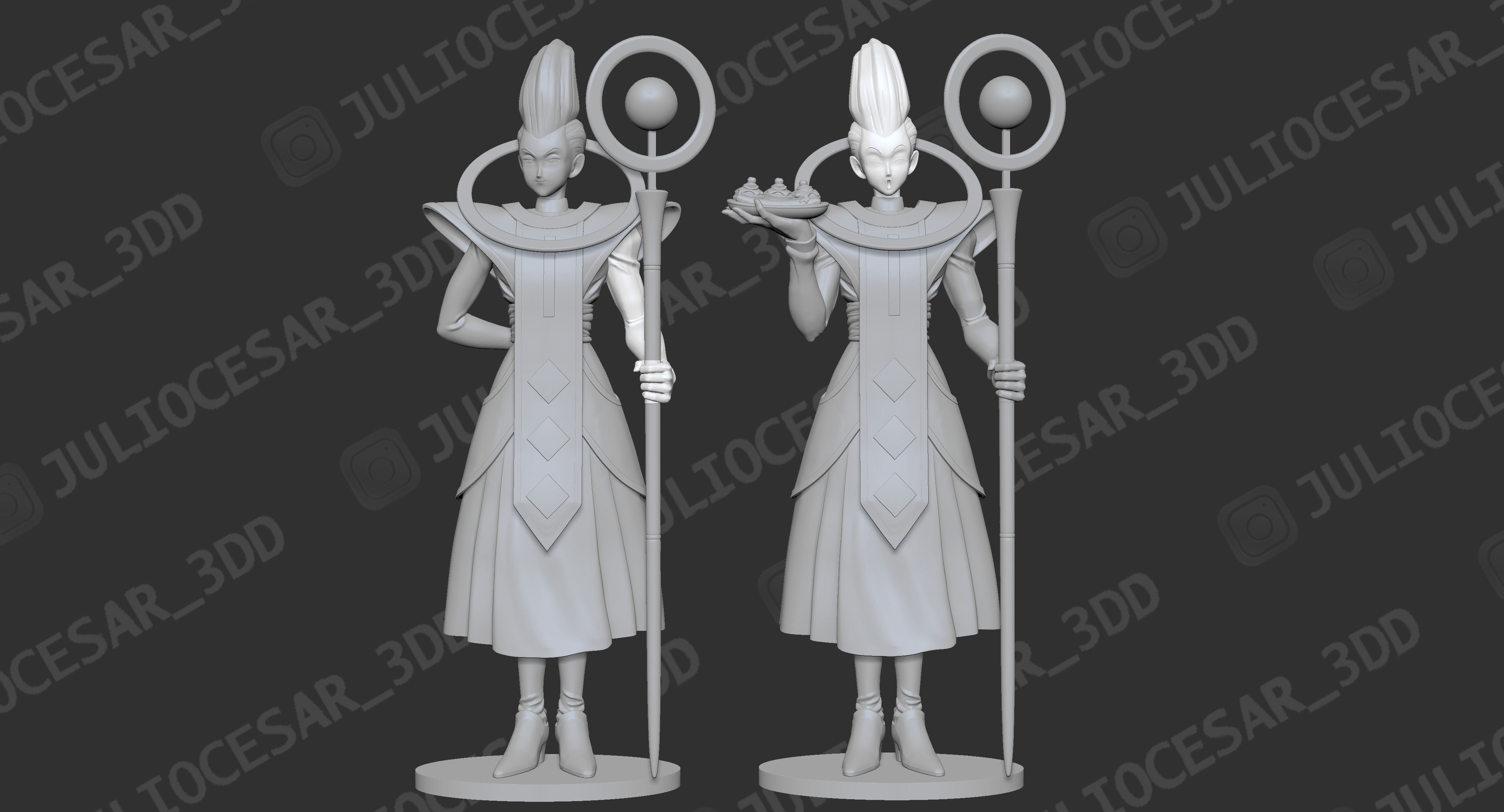 Dragon ball - Whis 3D print model_1