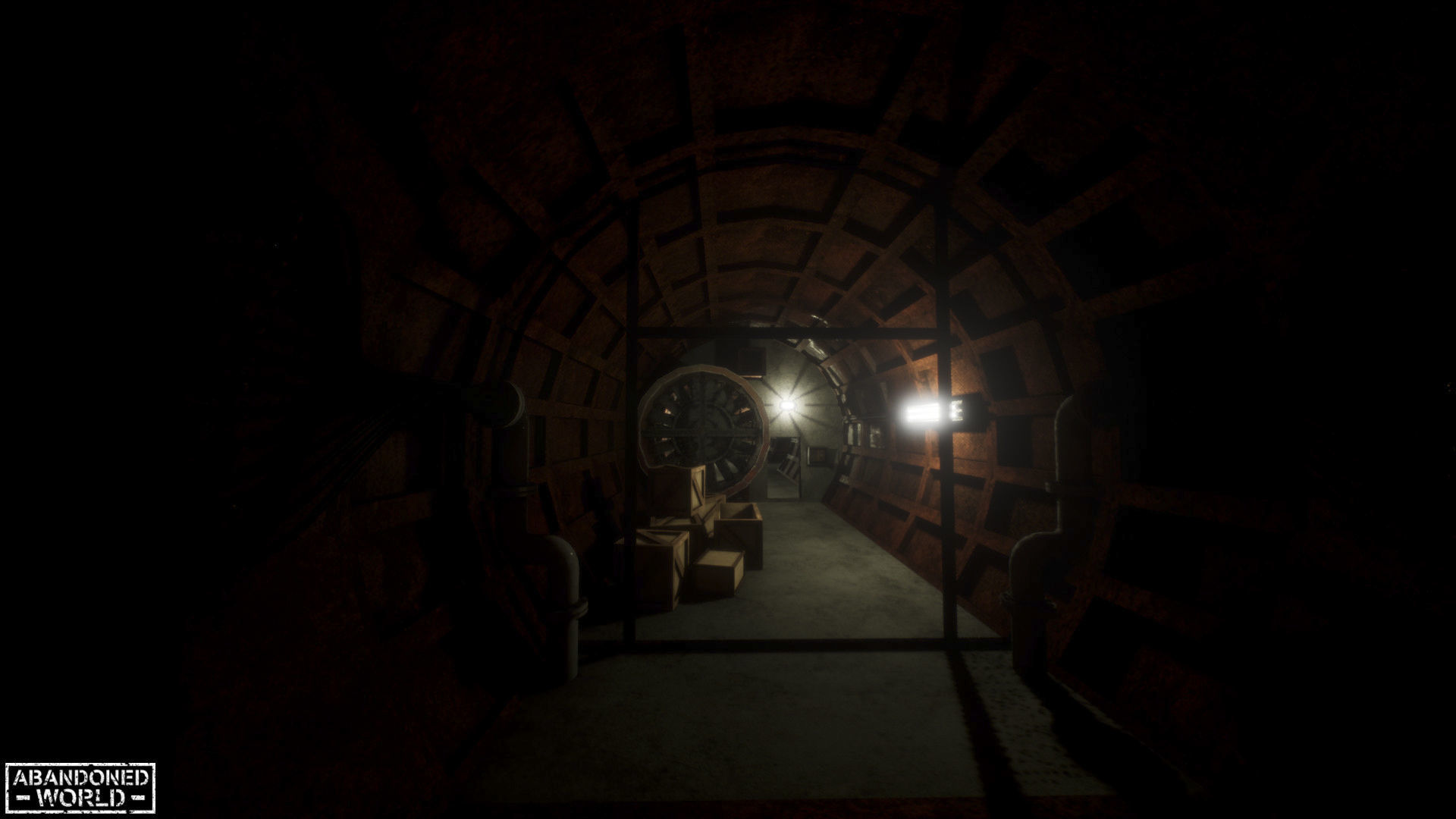 Modular Subway Tunnels for UE Low-poly 3D model_13