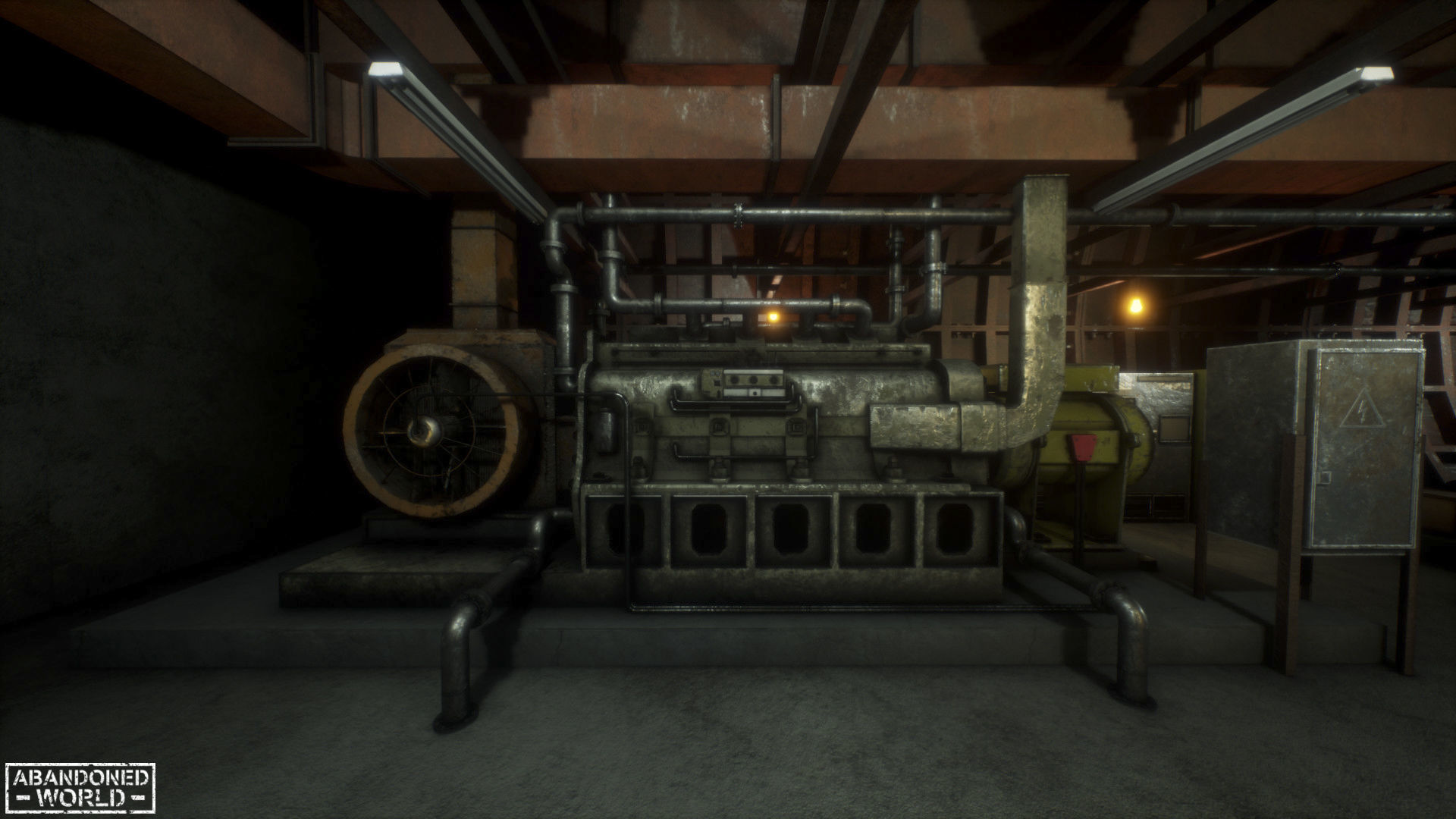 Modular Subway Tunnels for UE Low-poly 3D model_21