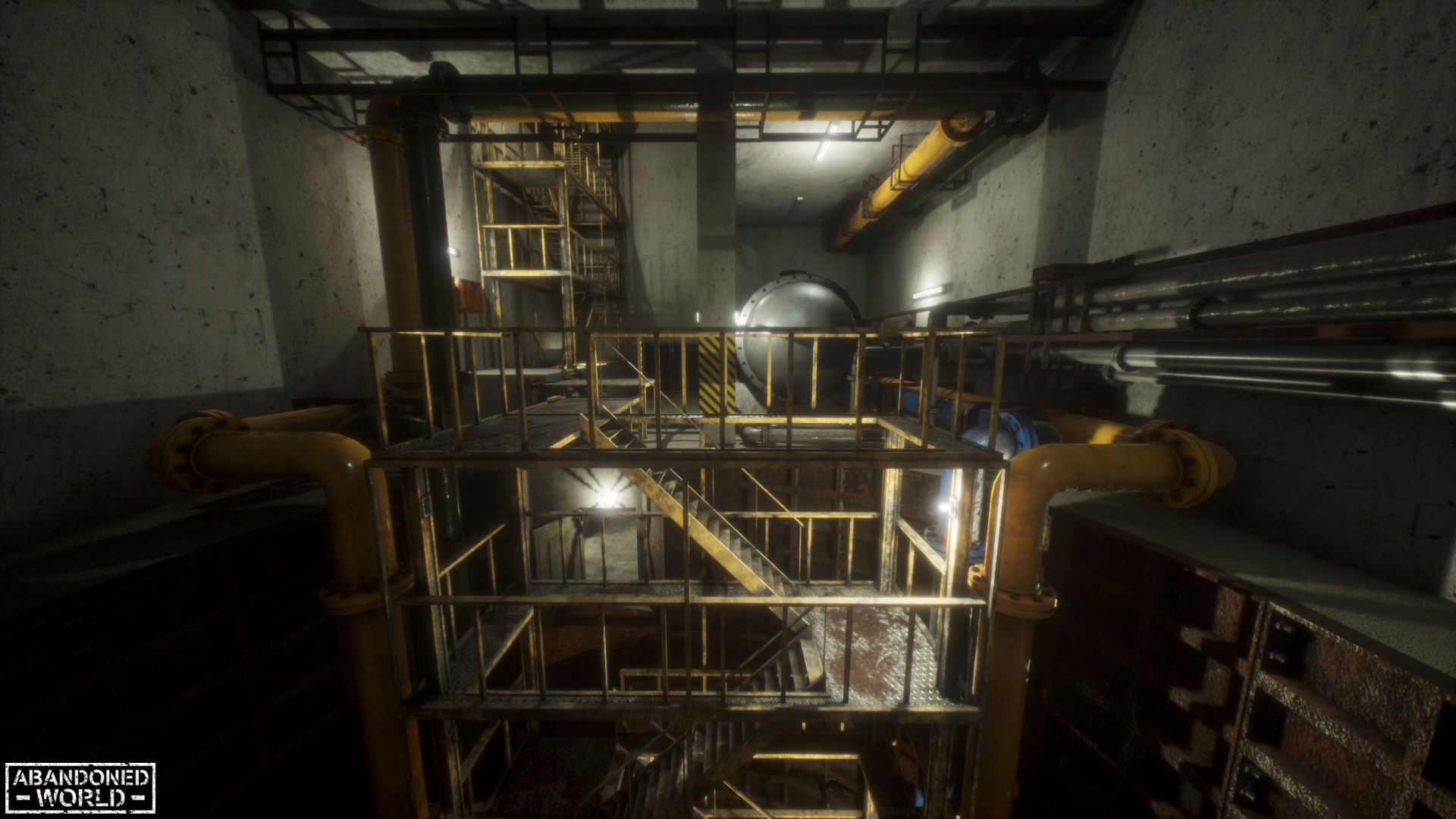 Modular Subway Tunnels for UE Low-poly 3D model_41