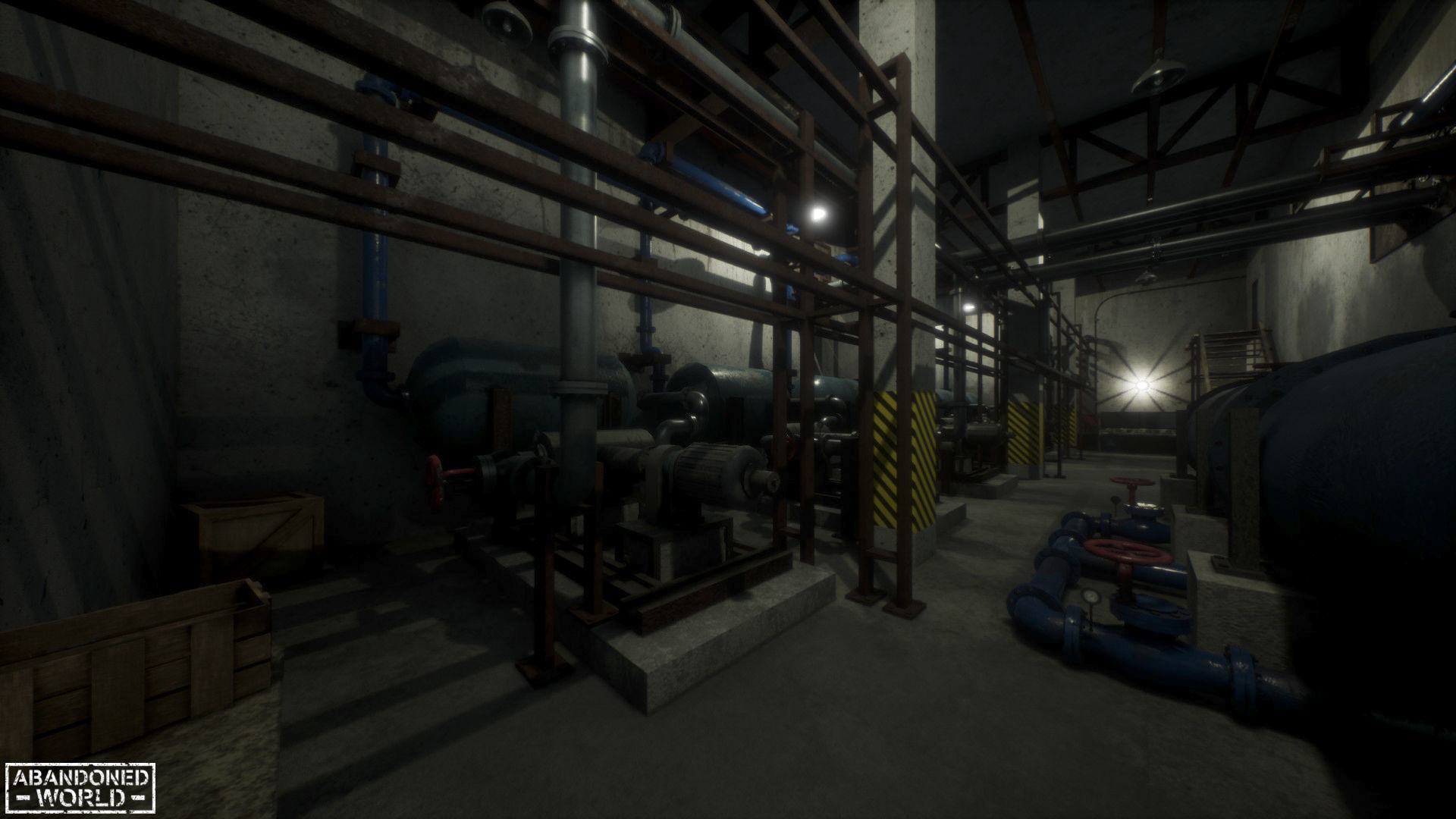 Modular Subway Tunnels for UE Low-poly 3D model_25