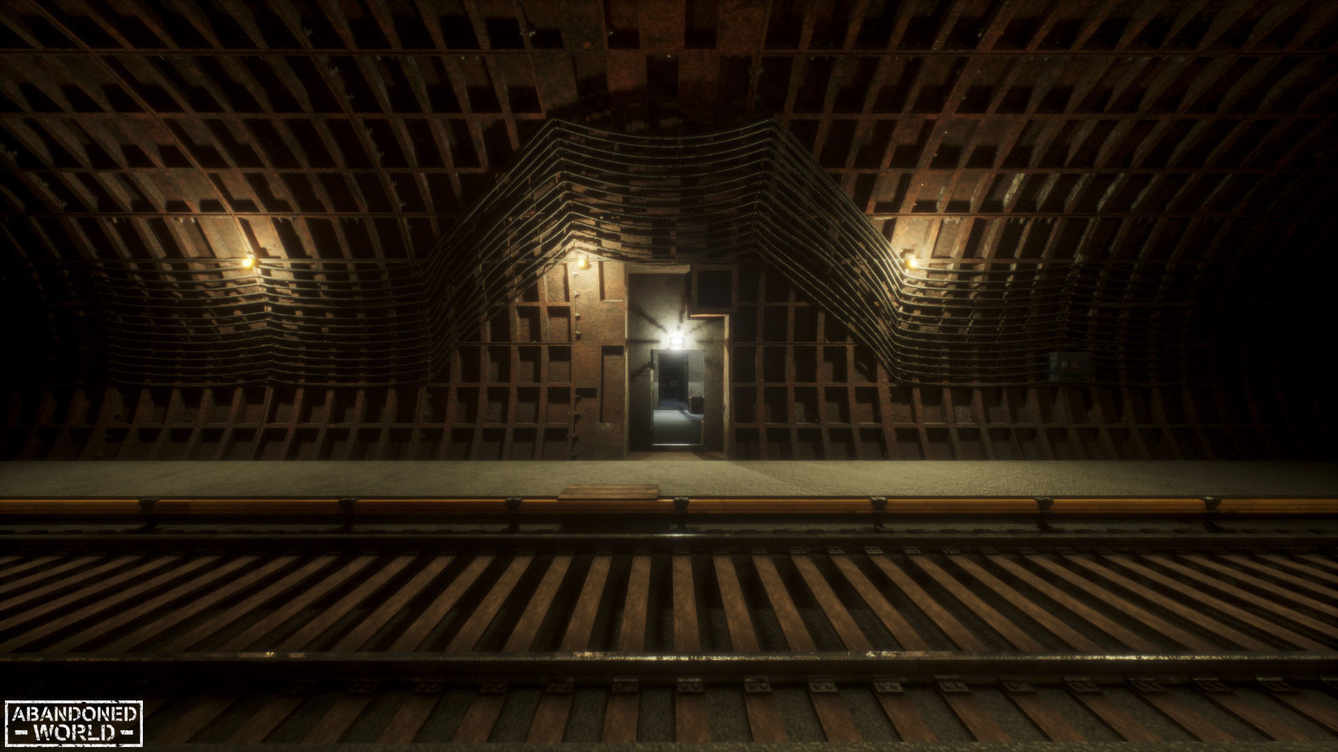 Modular Subway Tunnels for UE Low-poly 3D model_6