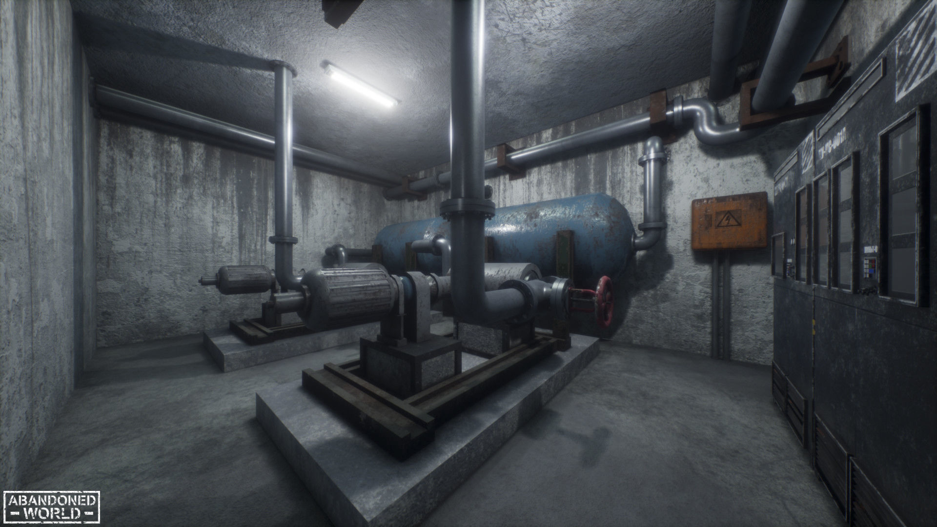 Modular Subway Tunnels for UE Low-poly 3D model_17